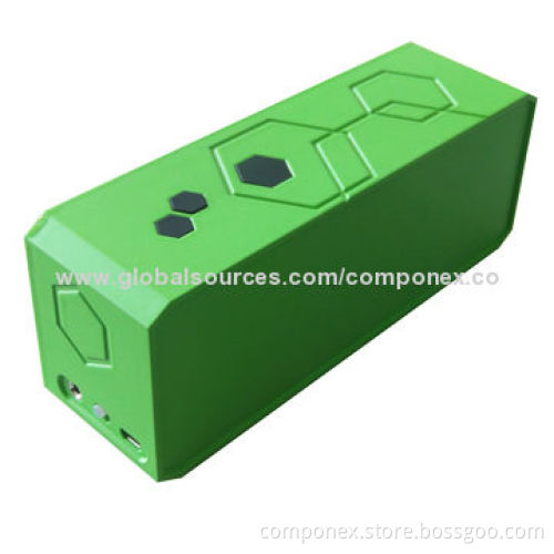 Portable Bluetooth Wireless Speaker, CSR V3.0 + EDR, Built-in Battery, 80Hz-20kHz Frequency
